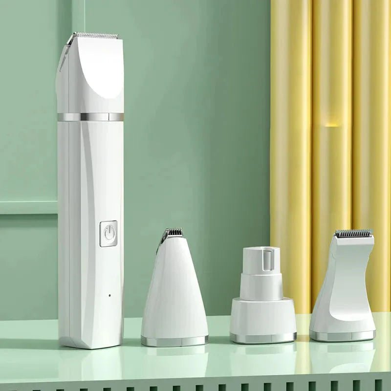 4 - in - 1 Electric Pet Grooming Kit | Clippers & Nail Grinder - ilvpets