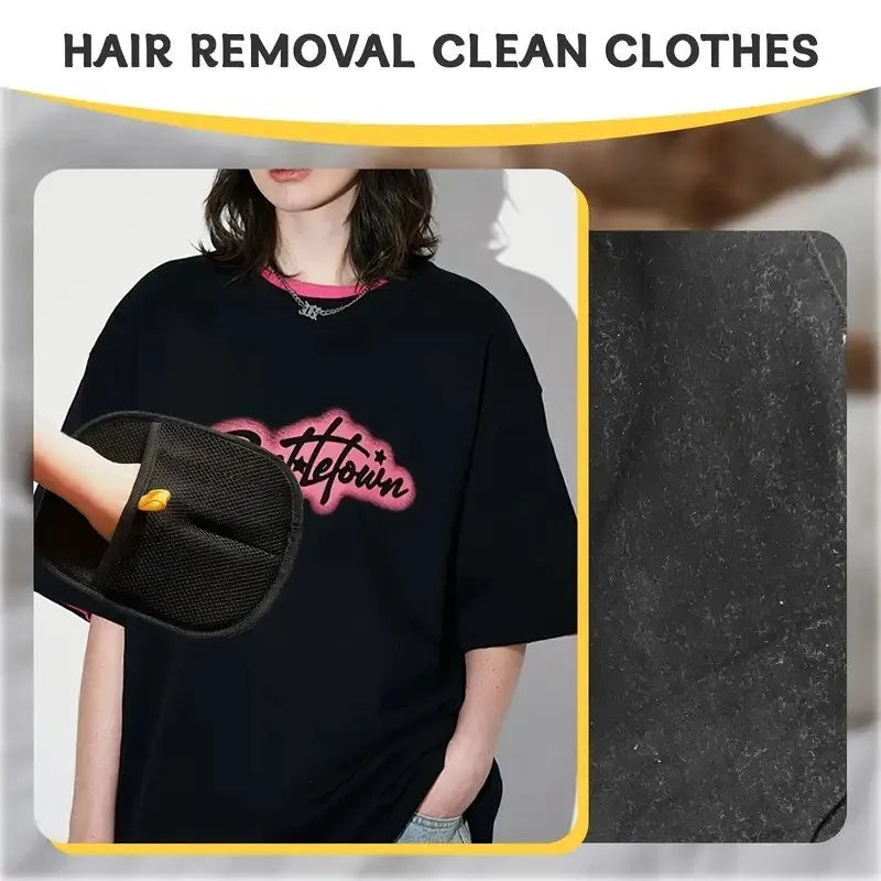Reusable Pet Hair Removal Gloves – Double-Sided Grooming Mitt for Cats & Dogs