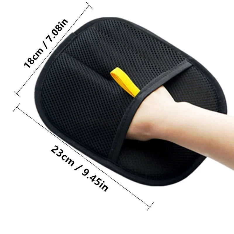 Reusable Pet Hair Removal Gloves – Double-Sided Grooming Mitt for Cats & Dogs