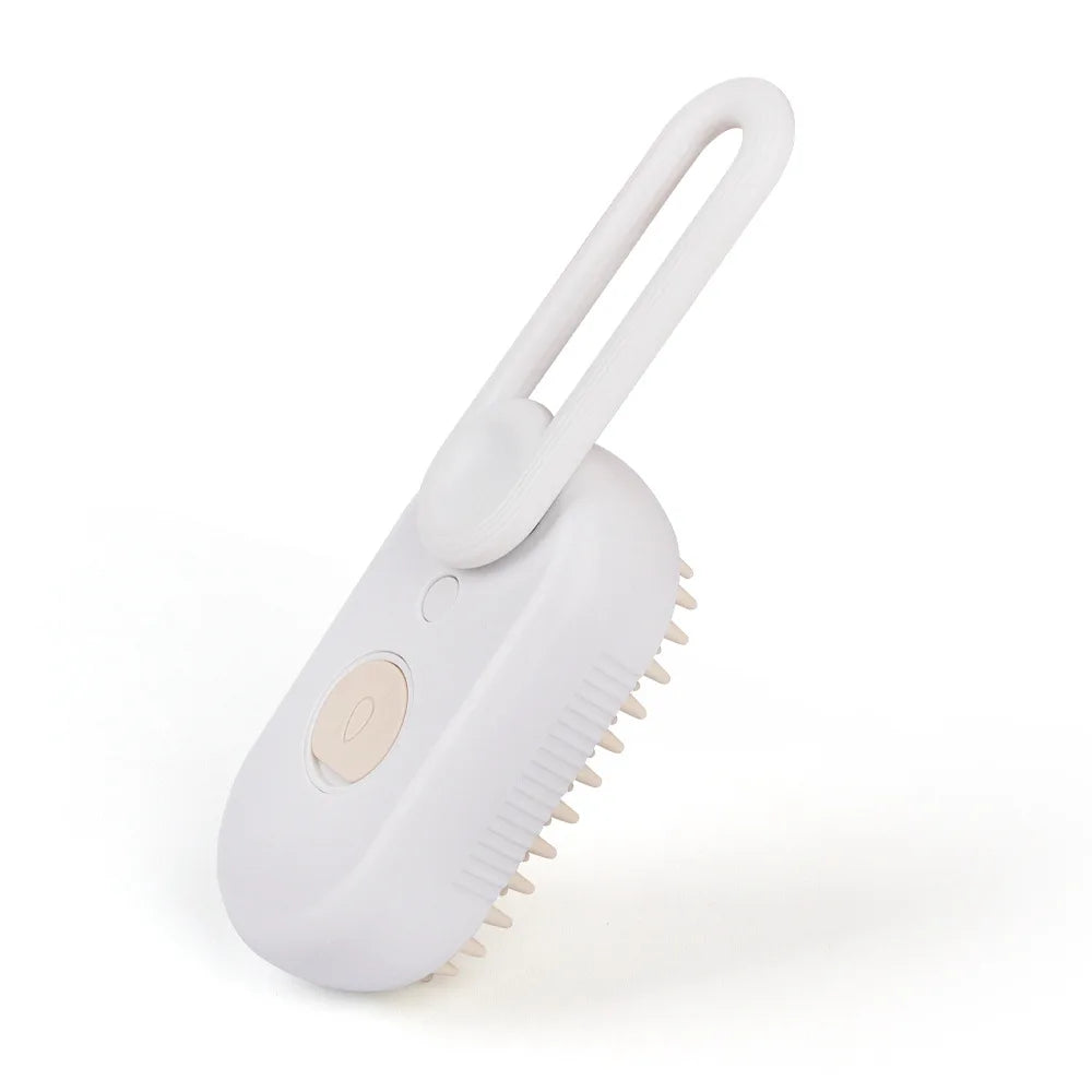 3-in-1 Pet Grooming Steam Brush | Mist Spray & Massage