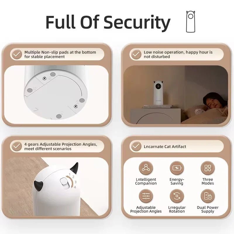 Automatic Cat Toy | Smart Interactive LED Laser - ilvpets