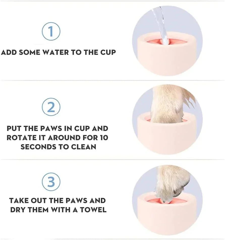 Dog Paw Cleaner | Portable Pet Foot Washing Cup - ilvpets