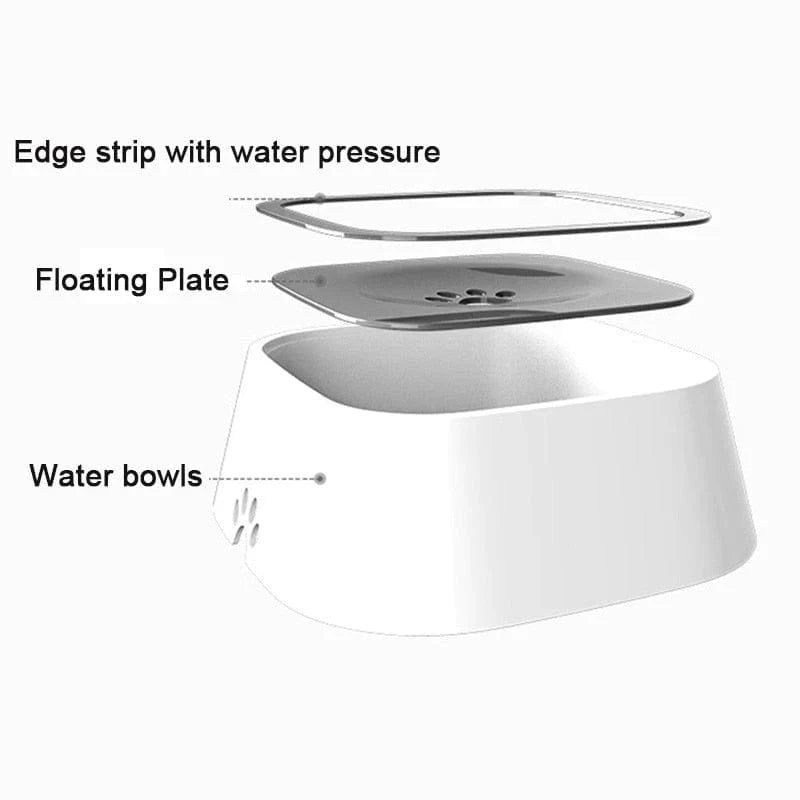 Dog Water Bowl | No - Spill Floating Design, Non - Skid - ilvpets
