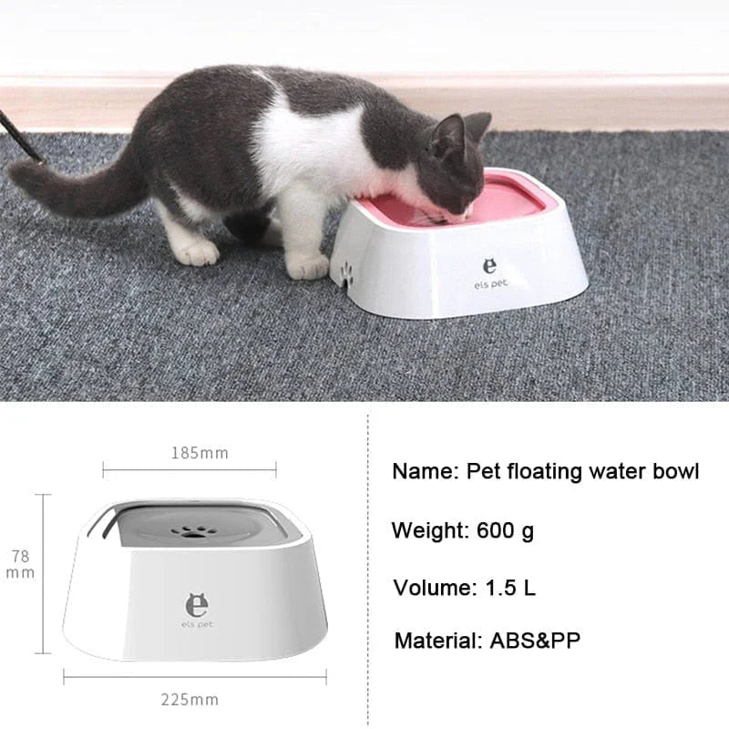 Dog Water Bowl | No - Spill Floating Design, Non - Skid - ilvpets
