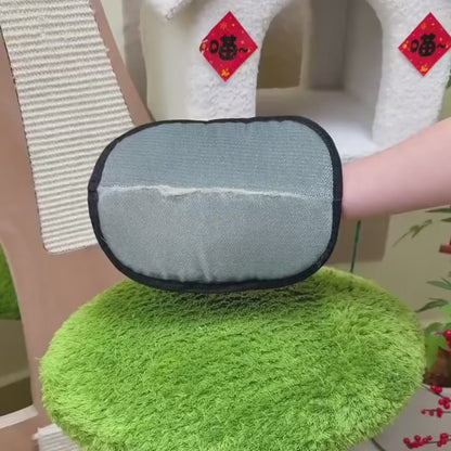 Reusable Pet Hair Removal Gloves – Double-Sided Grooming Mitt for Cats & Dogs