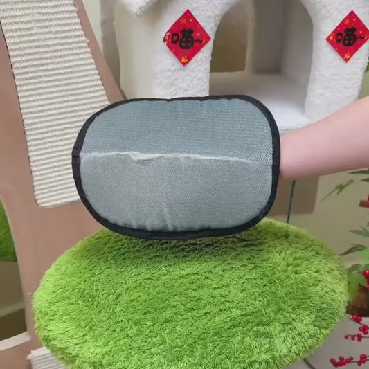 Reusable Pet Hair Removal Gloves – Double-Sided Grooming Mitt for Cats & Dogs